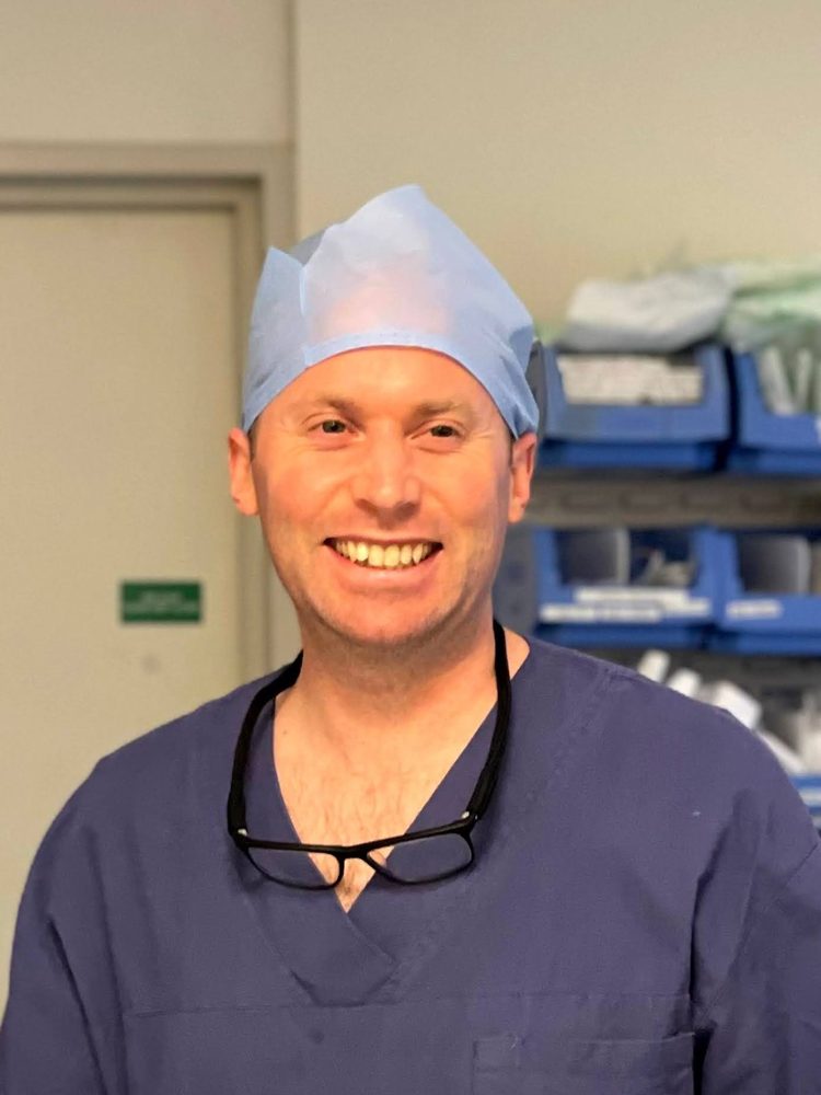 Dr Gregory Tarr, interventional radiologist